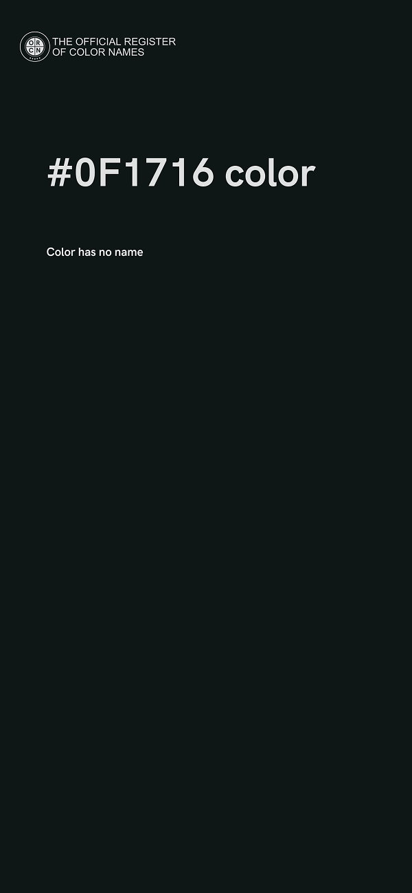 #0F1716 color image