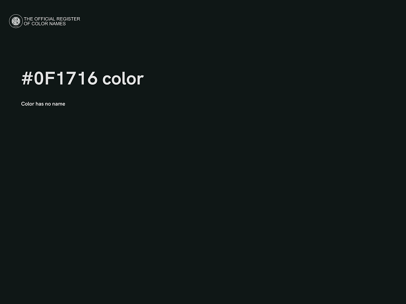 #0F1716 color image