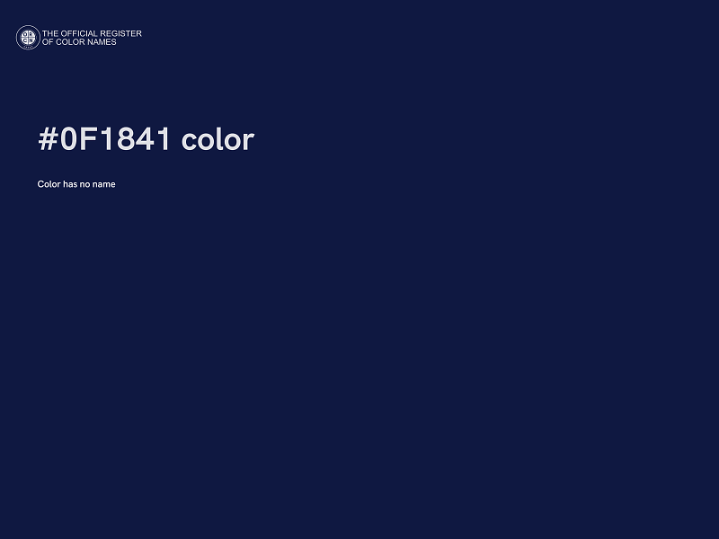 #0F1841 color image