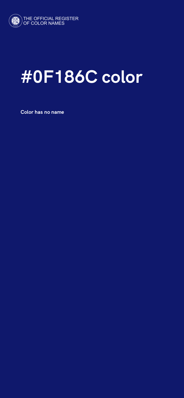 #0F186C color image