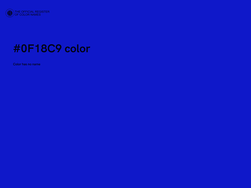 #0F18C9 color image
