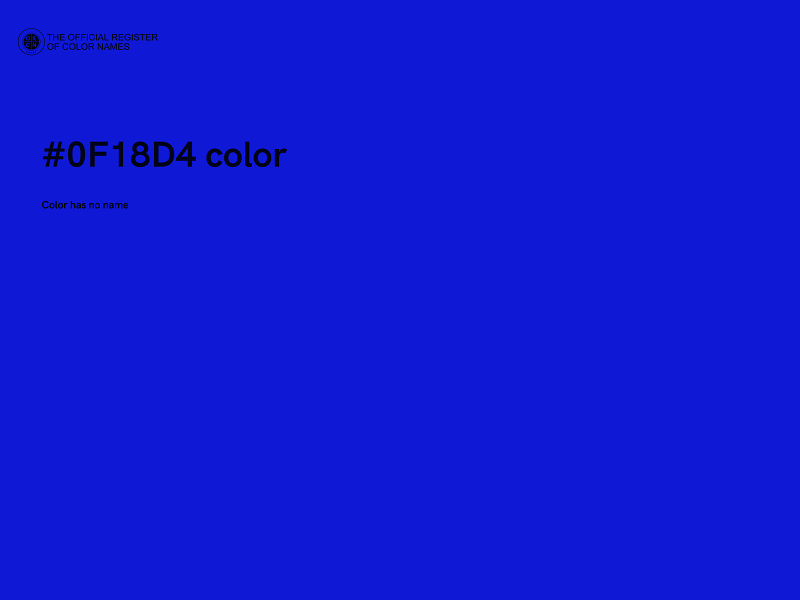 #0F18D4 color image