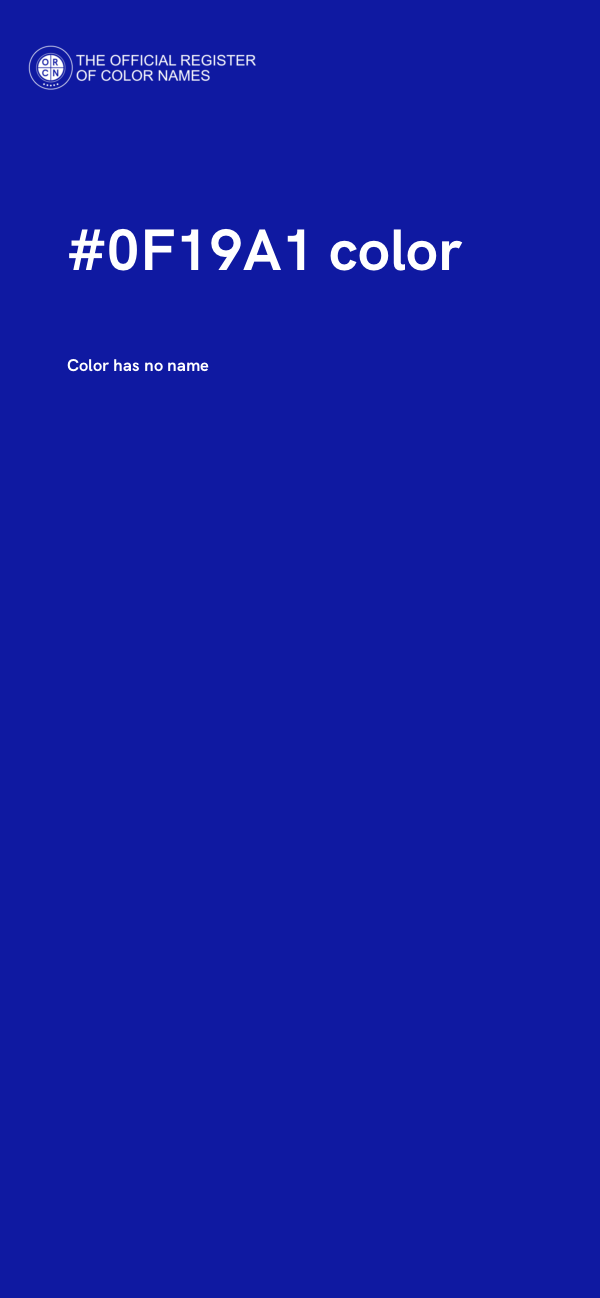 #0F19A1 color image