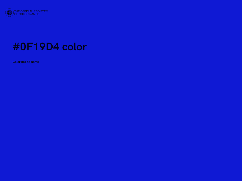 #0F19D4 color image