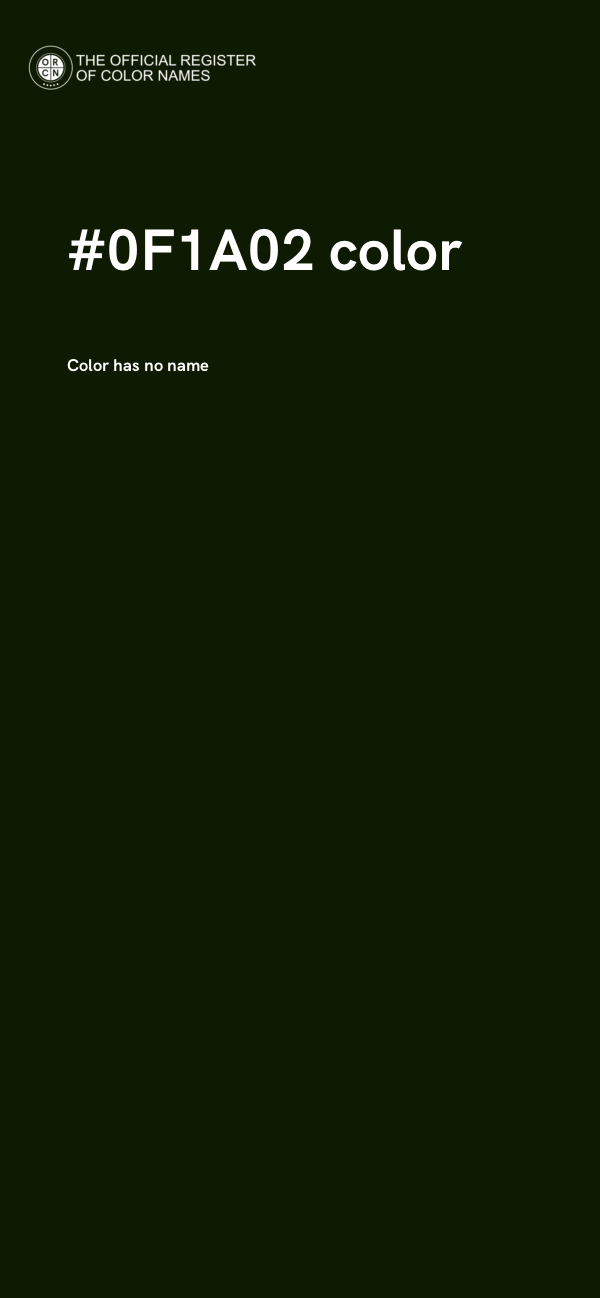 #0F1A02 color image