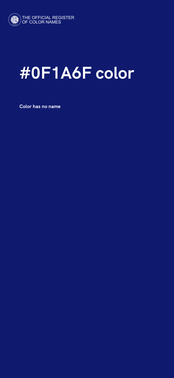#0F1A6F color image