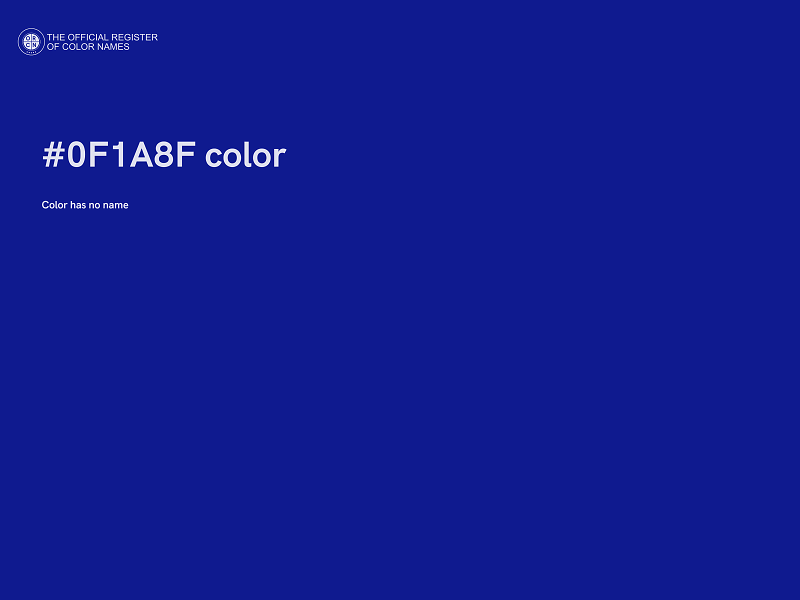 #0F1A8F color image