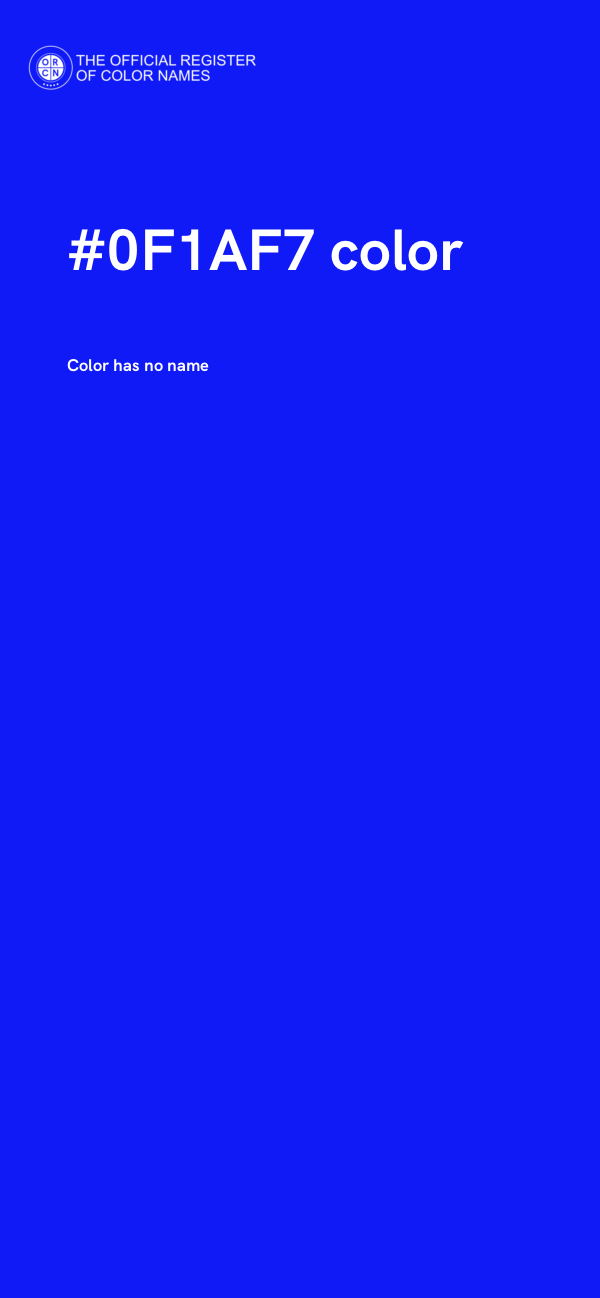 #0F1AF7 color image