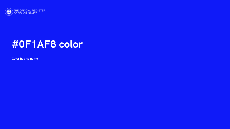 #0F1AF8 color image