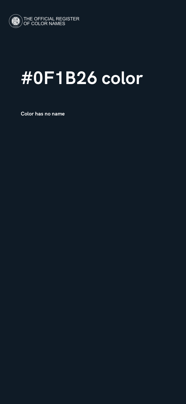 #0F1B26 color image