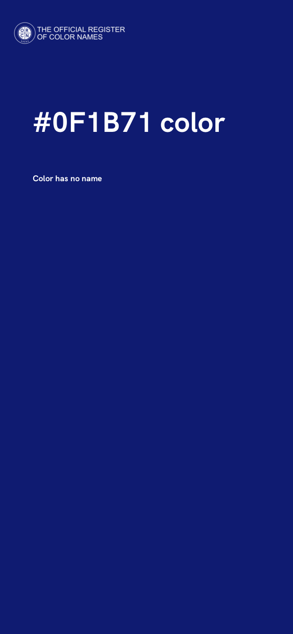 #0F1B71 color image