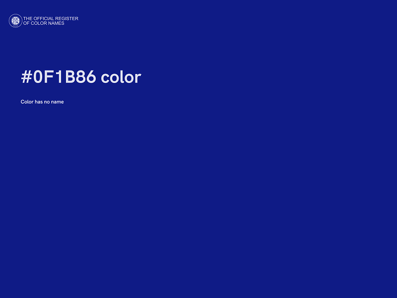 #0F1B86 color image