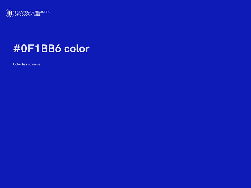 #0F1BB6 color image