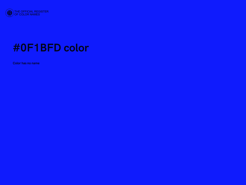 #0F1BFD color image