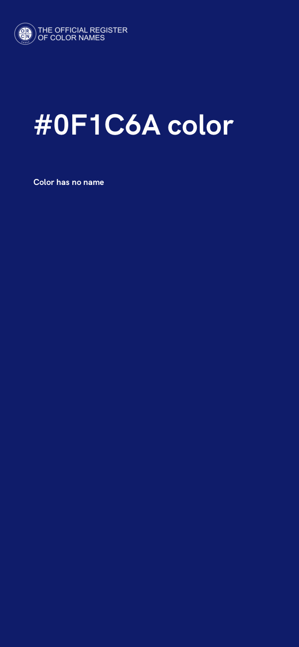 #0F1C6A color image