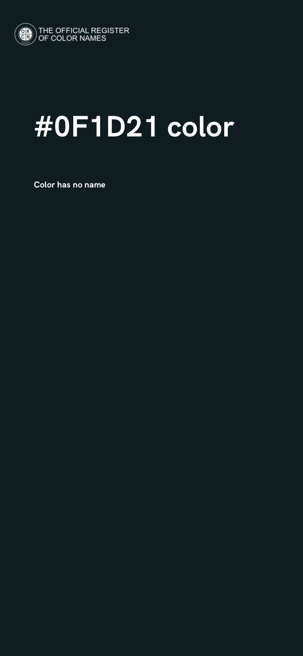 #0F1D21 color image