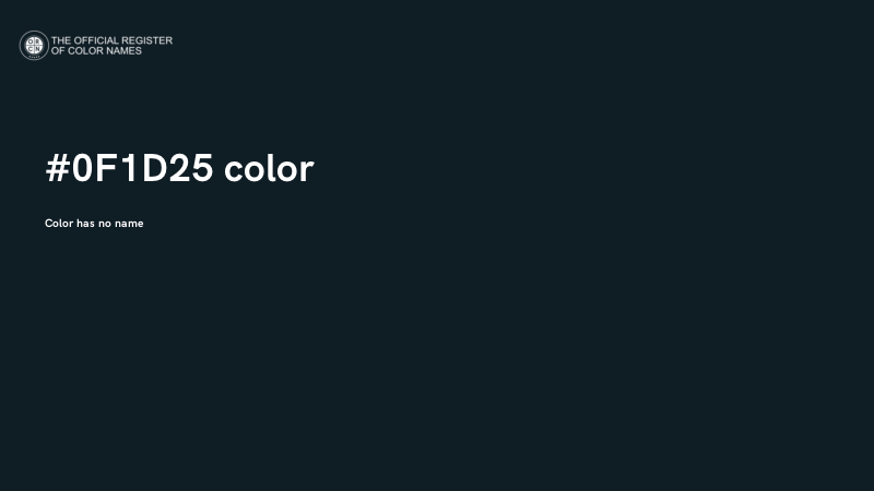 #0F1D25 color image