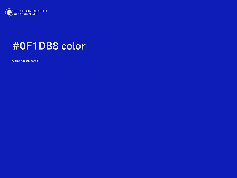 #0F1DB8 color image