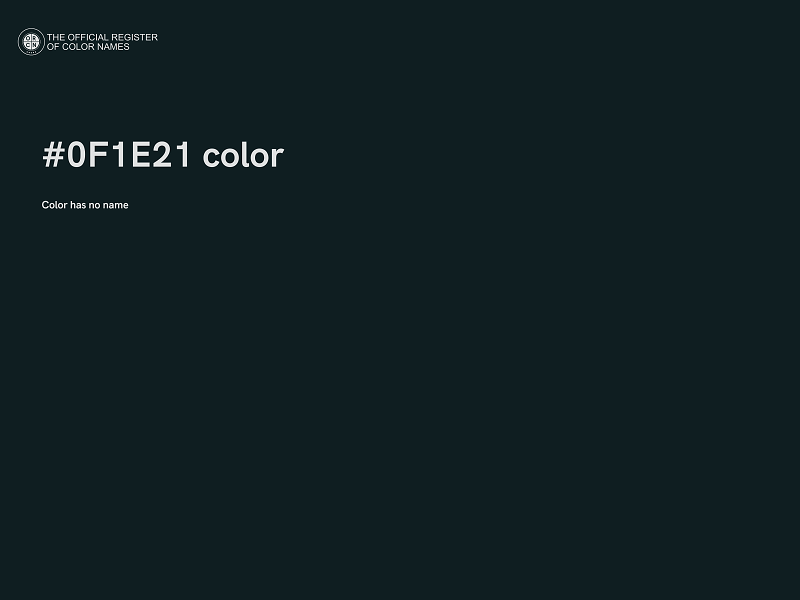 #0F1E21 color image