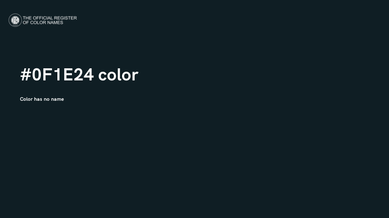 #0F1E24 color image