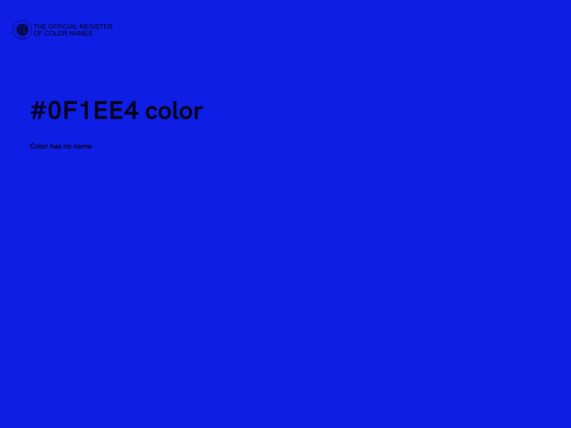 #0F1EE4 color image