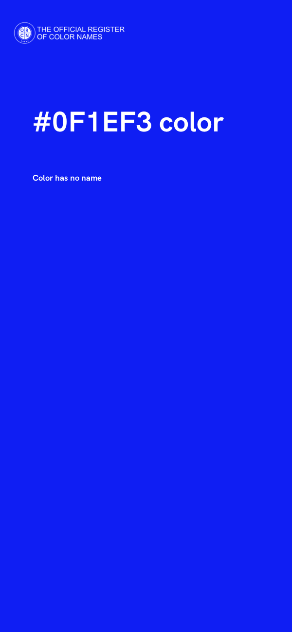 #0F1EF3 color image