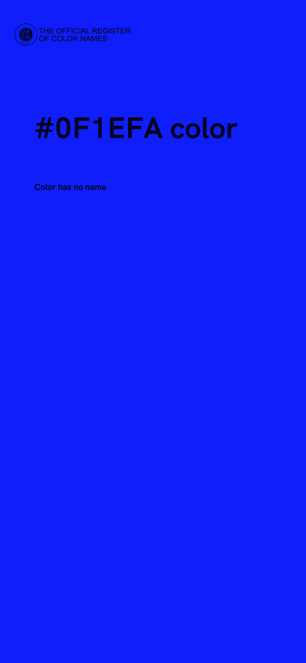 #0F1EFA color image