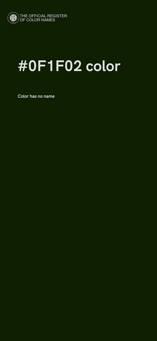 #0F1F02 color image