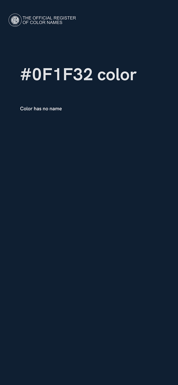 #0F1F32 color image