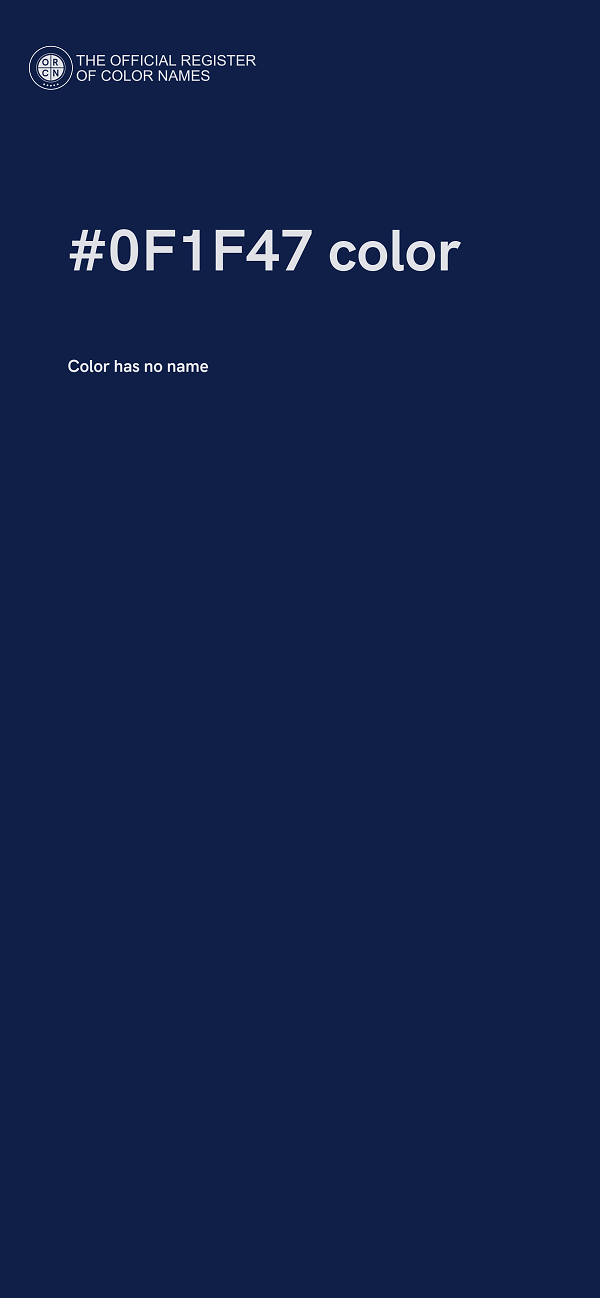 #0F1F47 color image