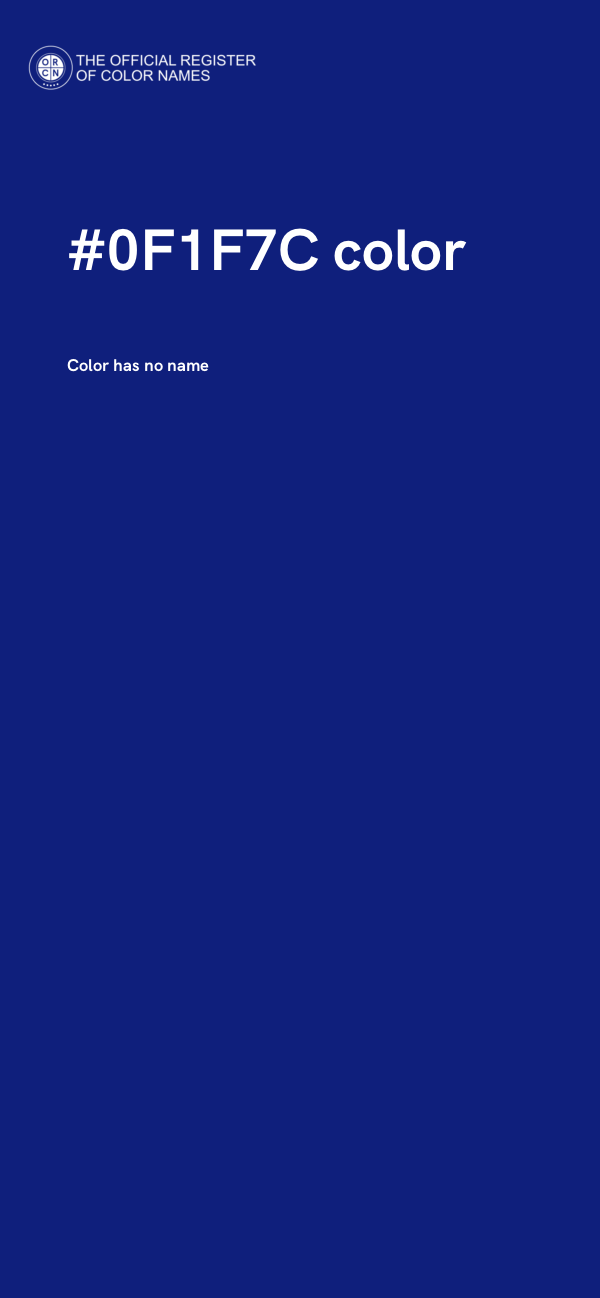 #0F1F7C color image