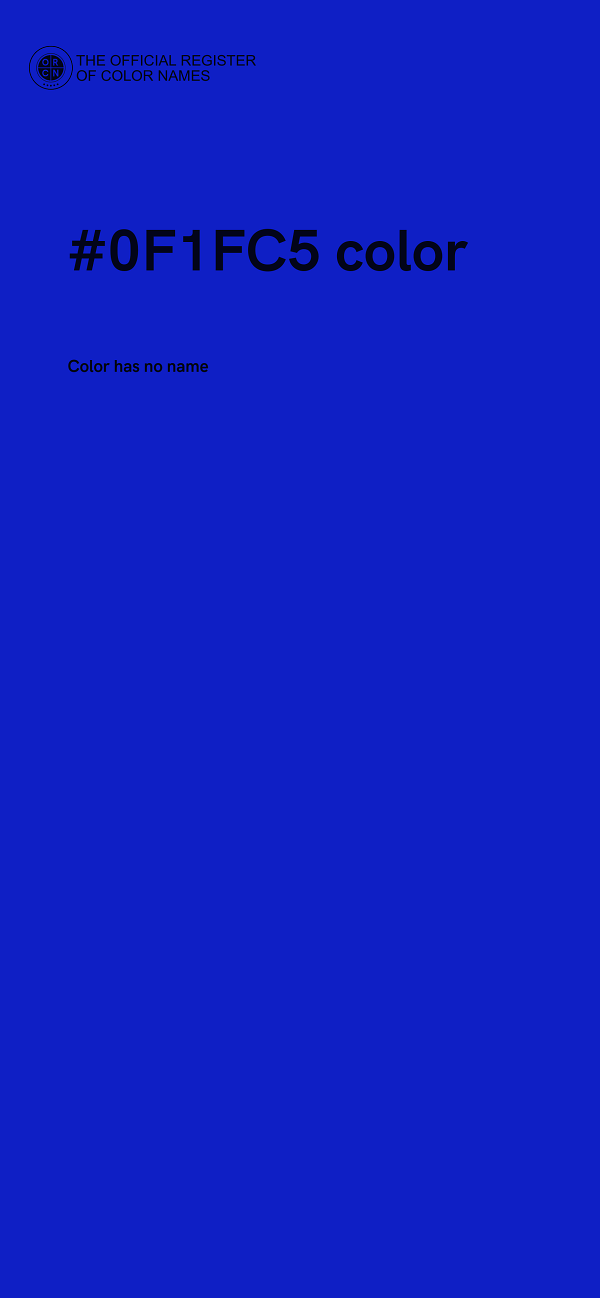 #0F1FC5 color image