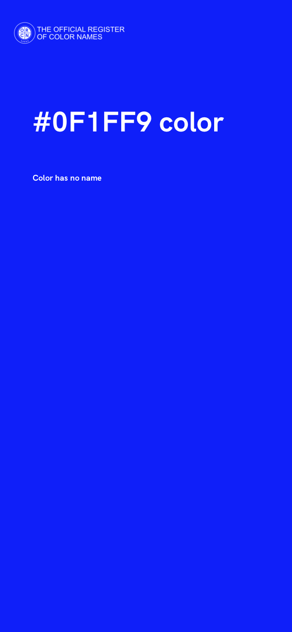 #0F1FF9 color image