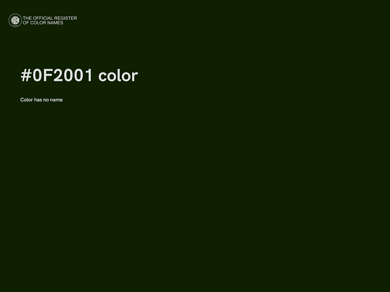 #0F2001 color image