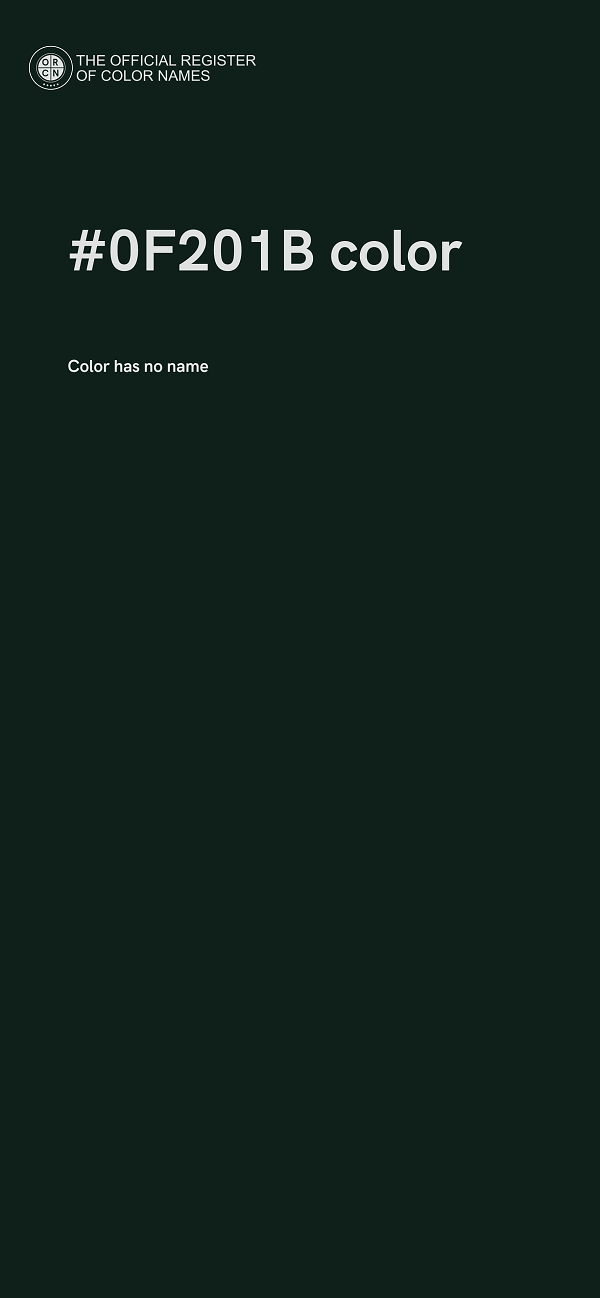 #0F201B color image