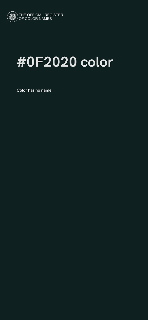 #0F2020 color image