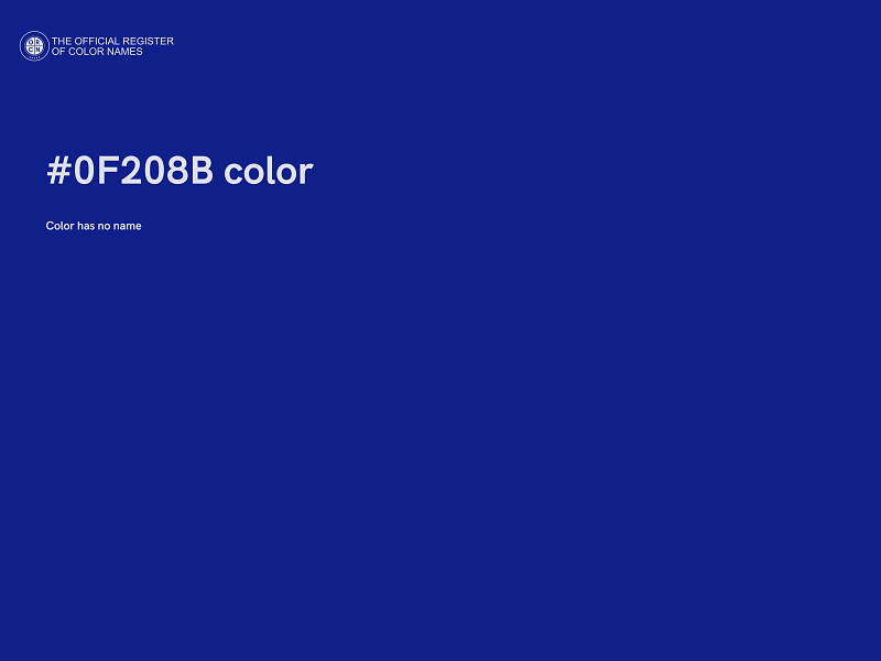 #0F208B color image