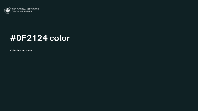 #0F2124 color image