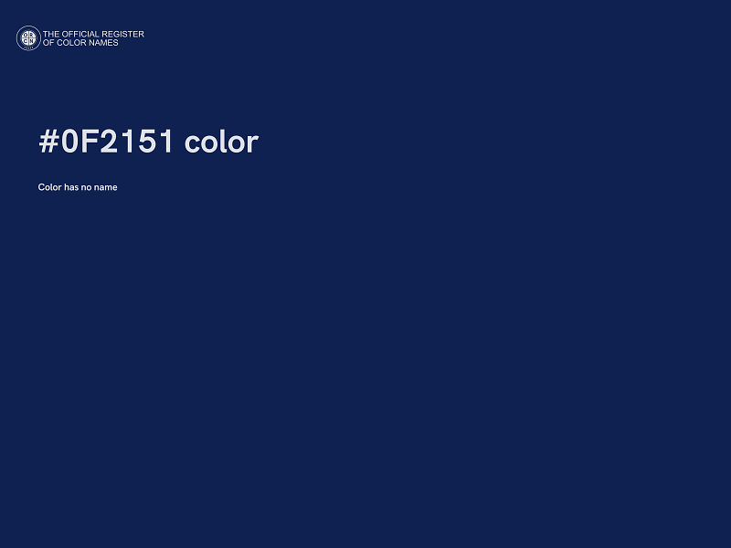 #0F2151 color image