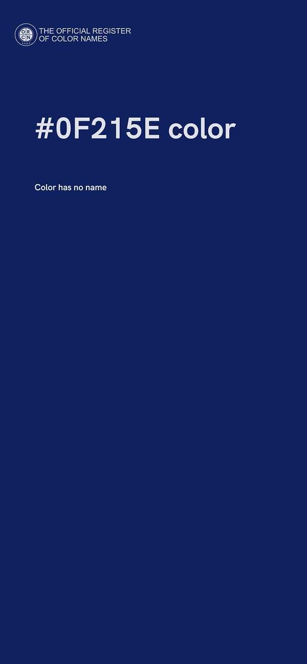 #0F215E color image