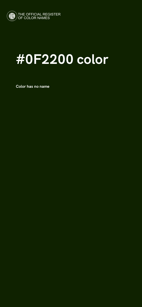 #0F2200 color image