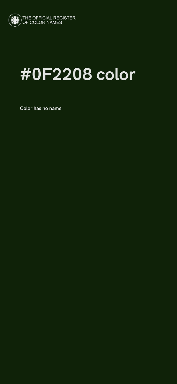 #0F2208 color image