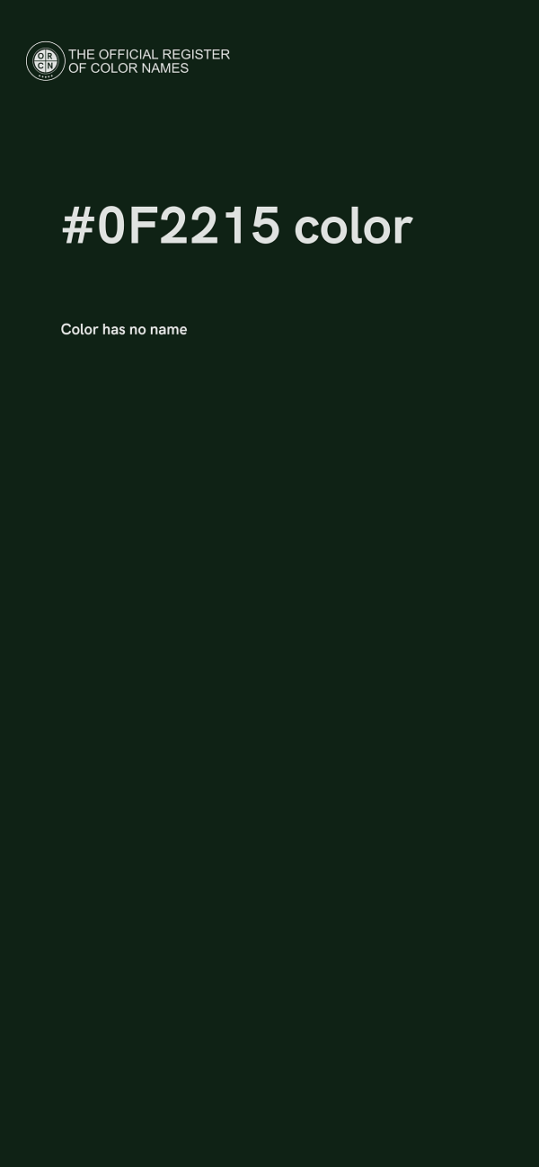 #0F2215 color image