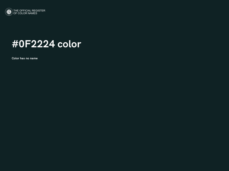 #0F2224 color image
