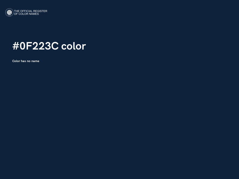 #0F223C color image
