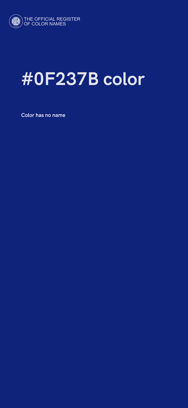 #0F237B color image