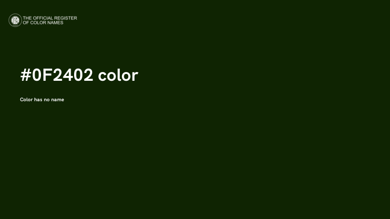 #0F2402 color image