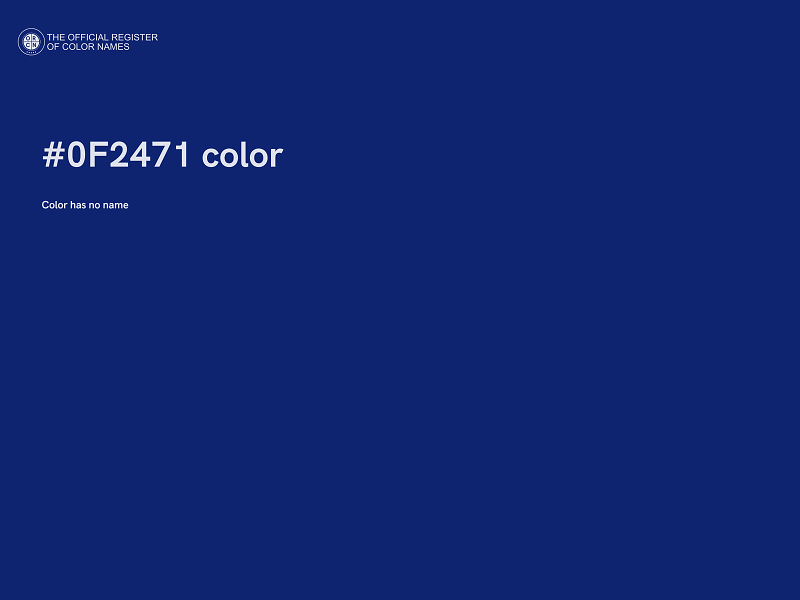 #0F2471 color image