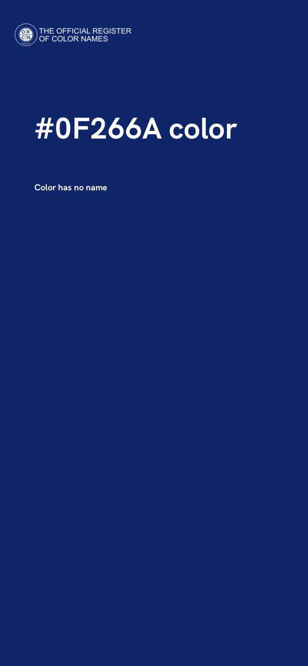 #0F266A color image
