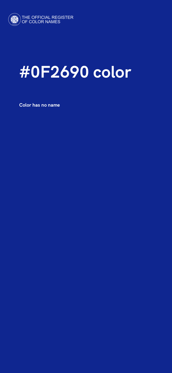 #0F2690 color image